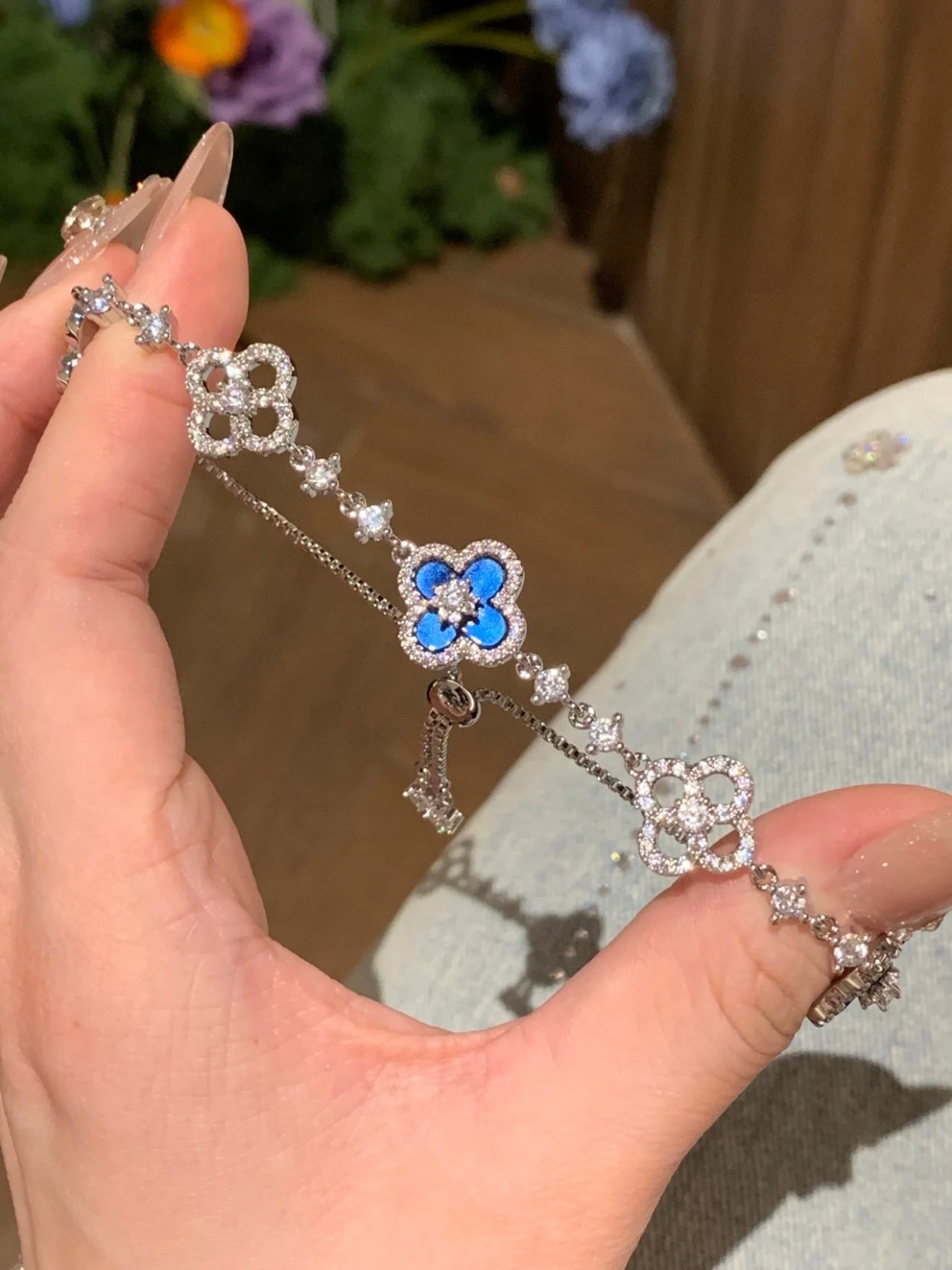 Blue Cleef Bracelet
