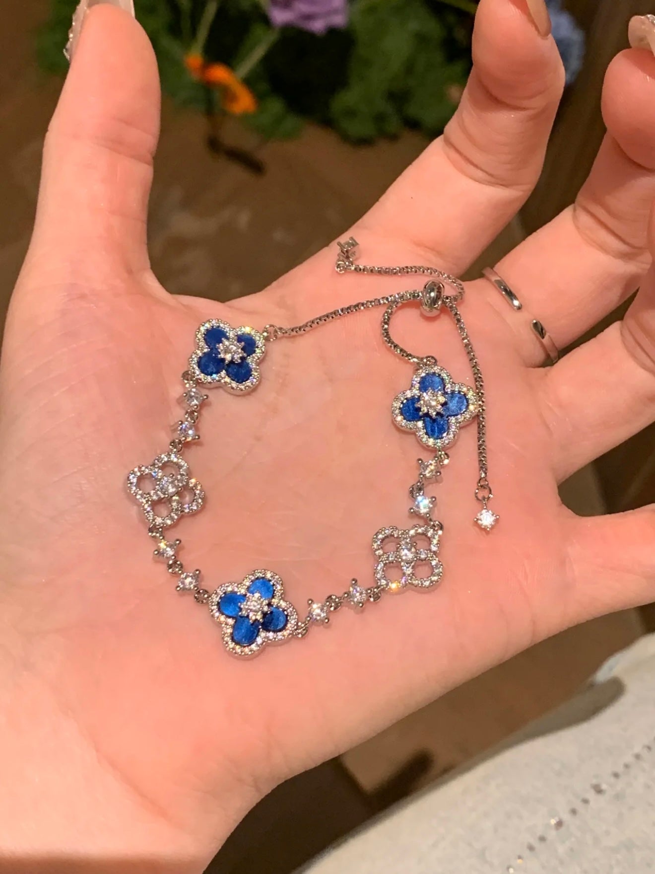 Blue Cleef Bracelet