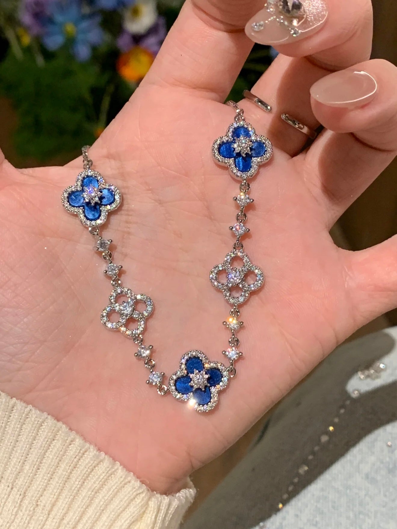 Blue Cleef Bracelet