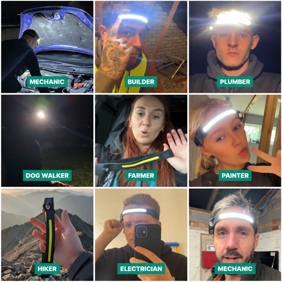Celinva Wide-Beam Headlamp