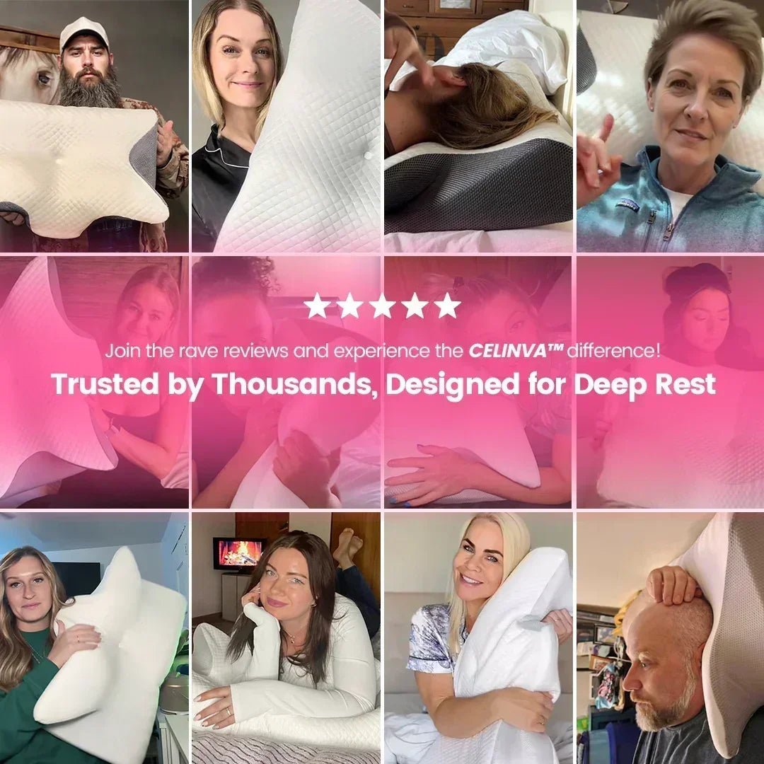 Celinva™ Ergonomic Sleep Pillow