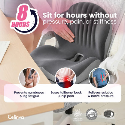 CELINVA orthopedic seat cushion