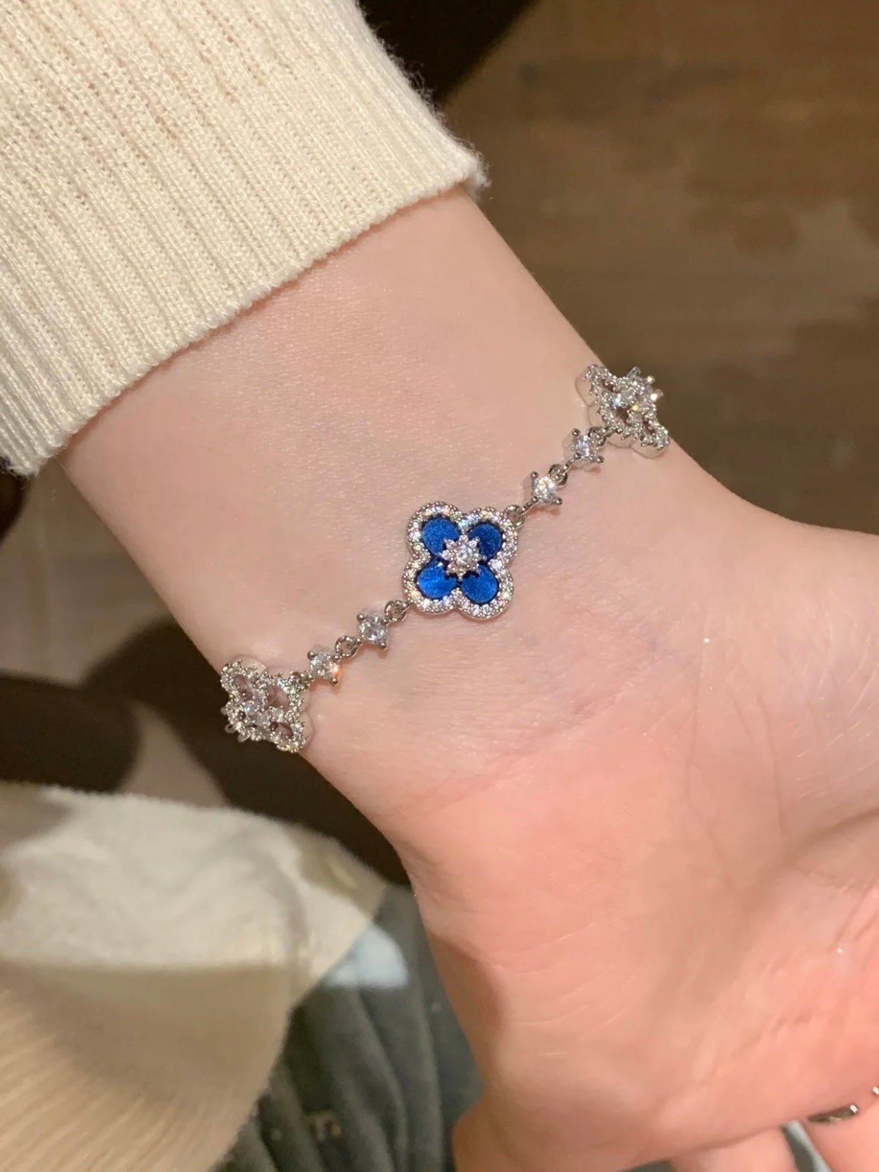 Blue Cleef Bracelet