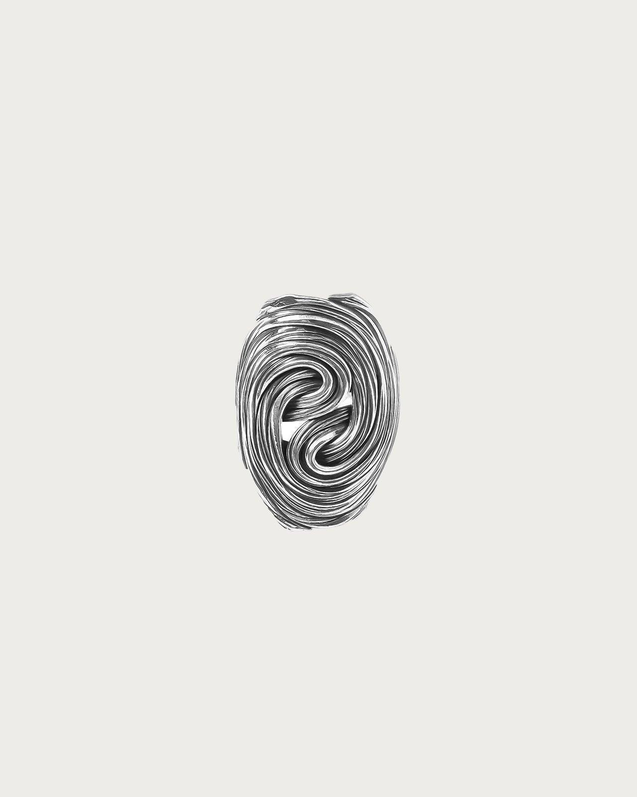 Silver Swirl Ring – Artistic Twist