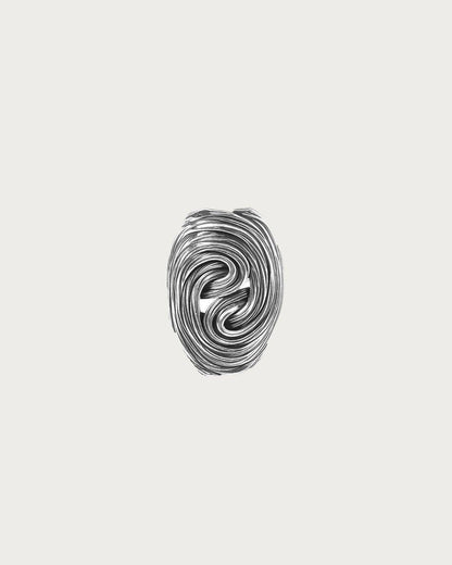 Silver Swirl Ring – Artistic Twist