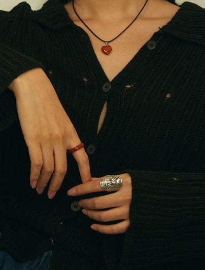 Silver Swirl Ring – Artistic Twist