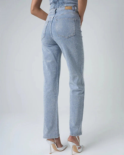 Sparkling Glow Corset & Jeans Set