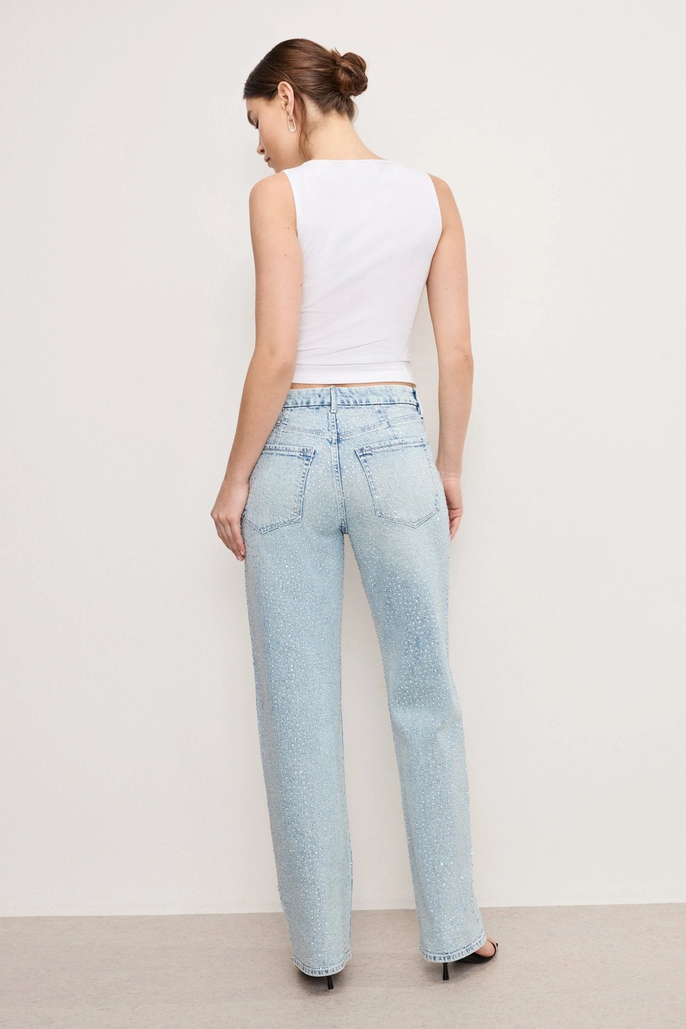 Sparkling Glow High Waist Jeans