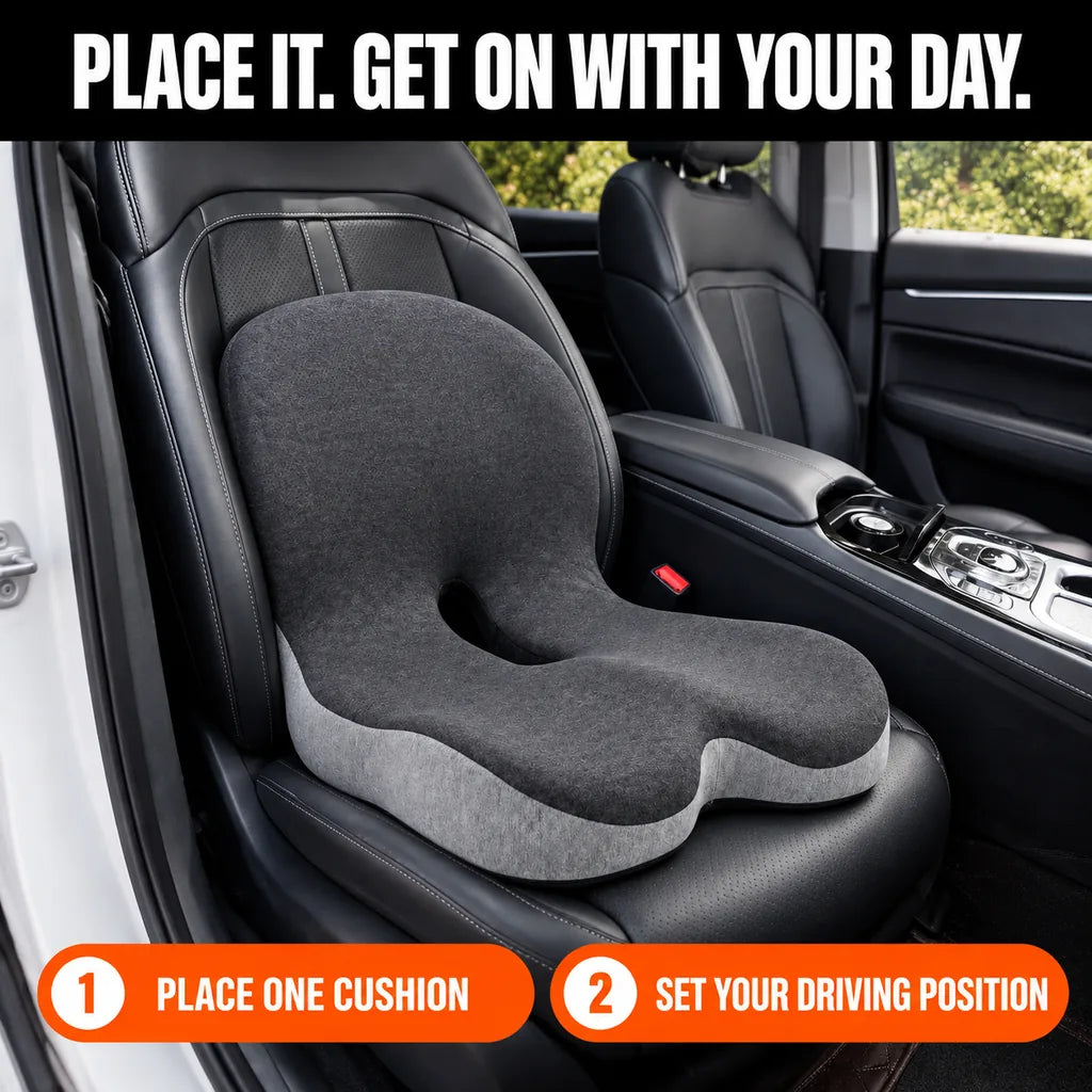 Generated installation infographic with the correct CELINVA cushion in one parked car scene.